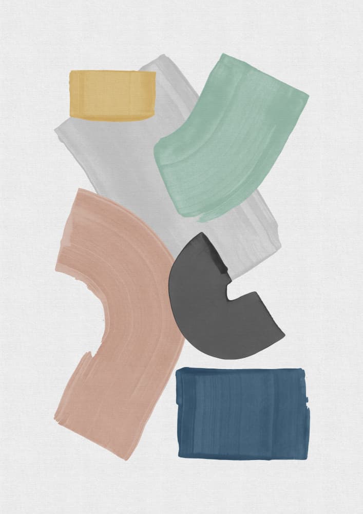 Modern Abstract Forms by Orara Studio — canvas wall art