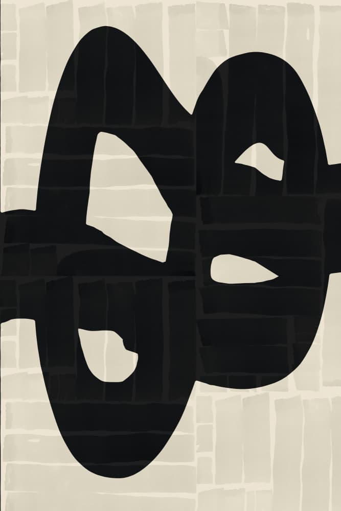 Bold Abstract Shapes by casa cartissi — canvas wall art