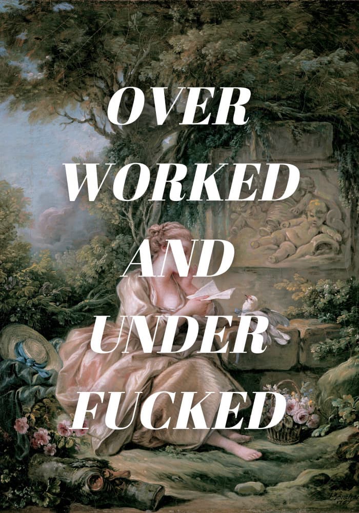Rococo Humor Reading by Athene Fritsch — canvas wall art