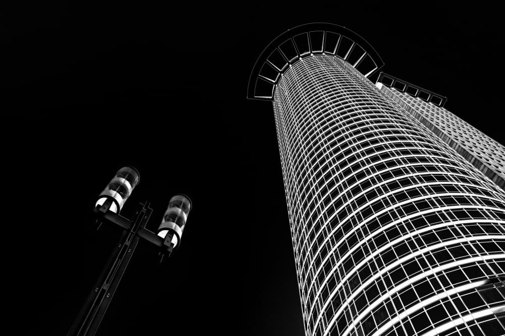 Modern City Skyscraper by Martin Steeb — canvas wall art