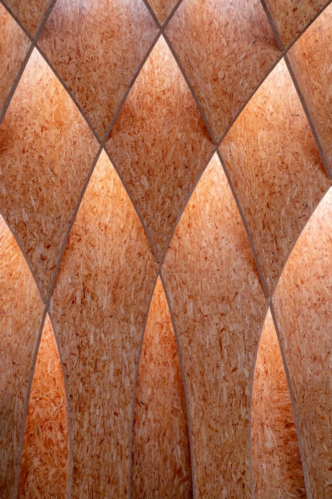 Warm Wood Arches by Markus Auerbach — canvas wall art