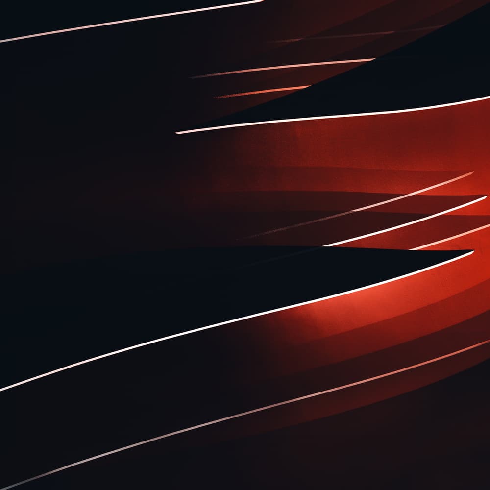 Dynamic Red Light Trails by Marc Huybrighs — canvas wall art