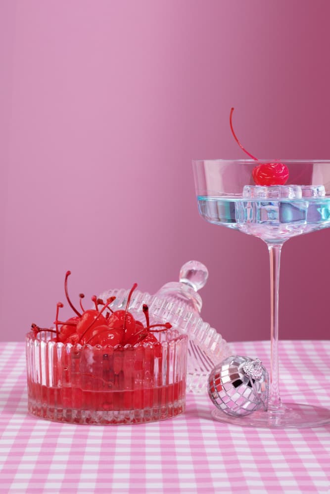 Pink Cocktail Party by Julia Ramiro — canvas wall art
