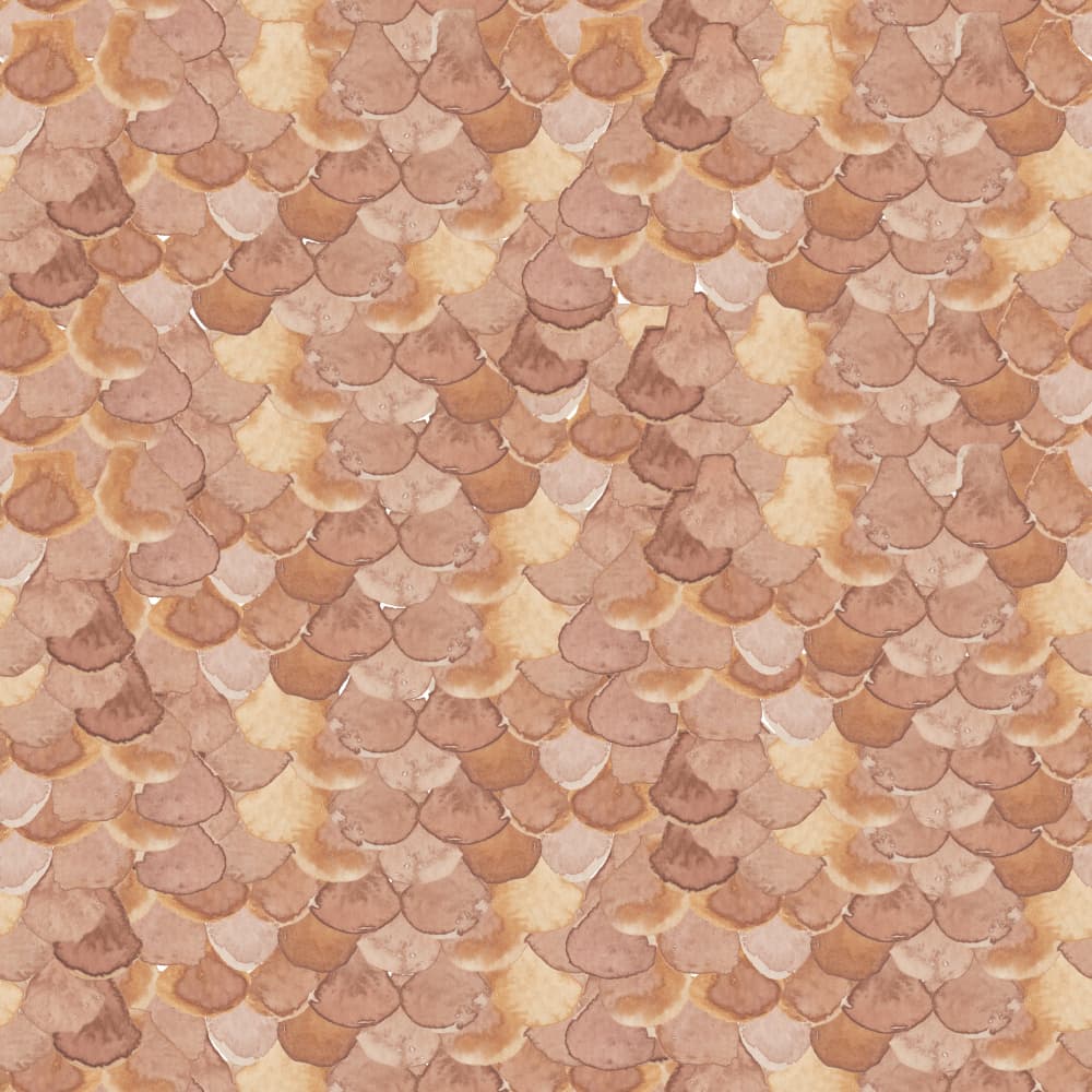 Earthy Watercolor Scales by Irene Demetri — canvas wall art