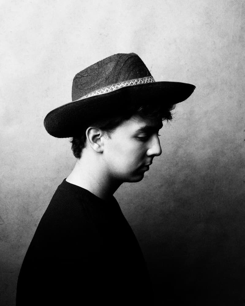 Pensive Man In Hat by Mehdi Mokhtari — canvas wall art