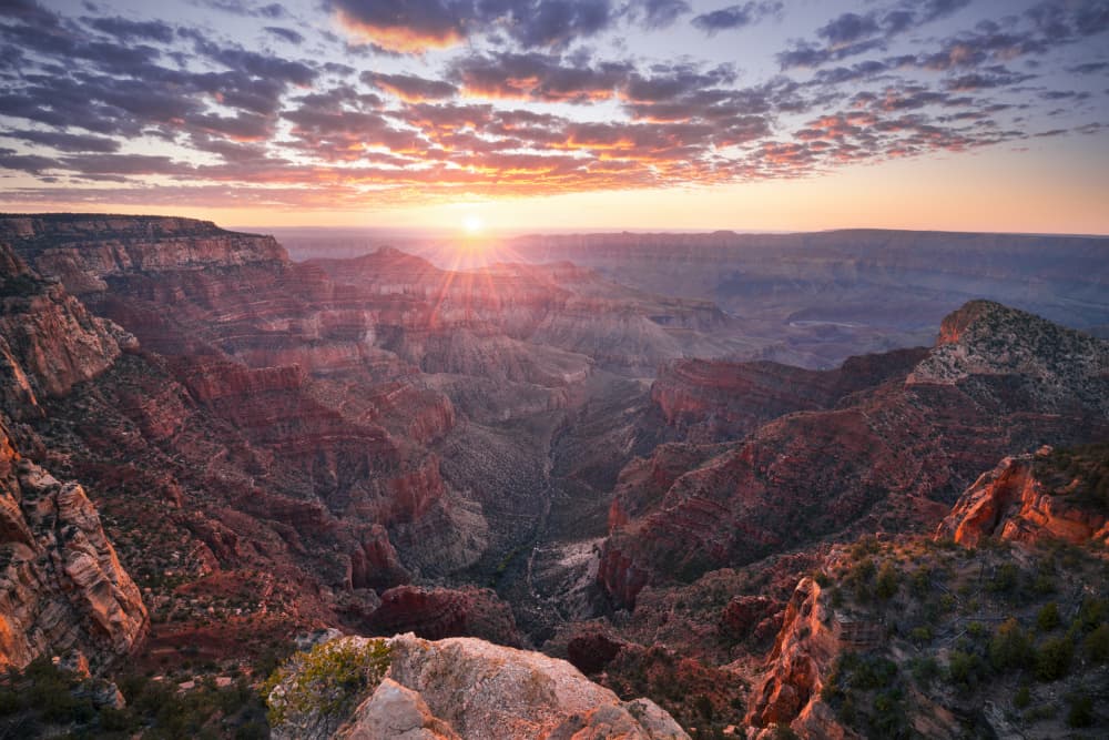 Grand Canyon View by Stefan Hefele — canvas wall art