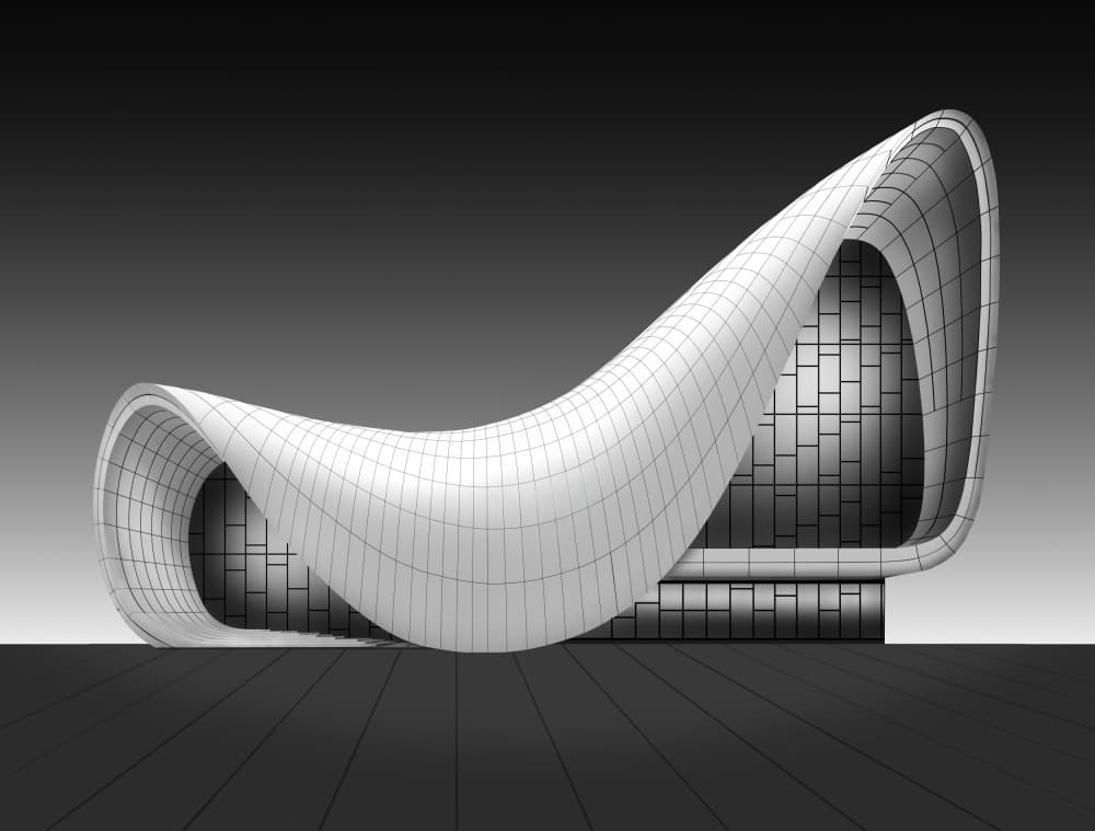 Sleek Modern Architecture by jordiegeatorrent — canvas wall art
