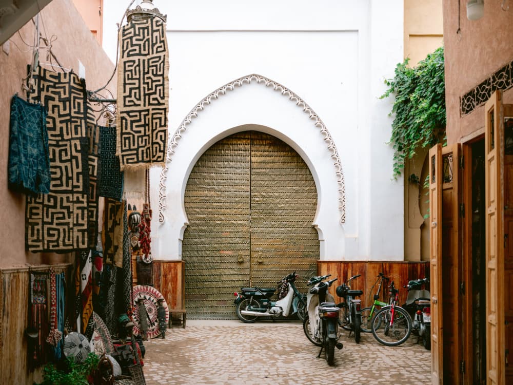 Medina of Marrakech by Raisa Zwart — canvas wall art