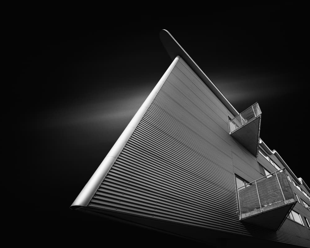 Sleek Urban Geometry by Karol Važan — canvas wall art