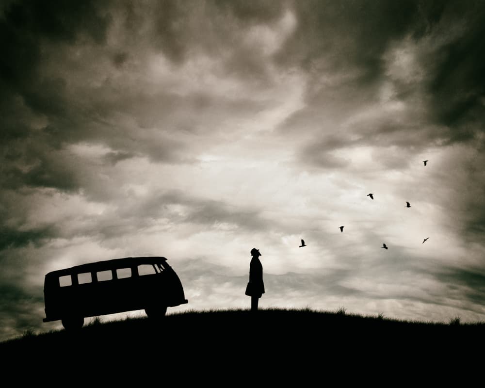Solitary Van Journey by Petri Damstén — canvas wall art