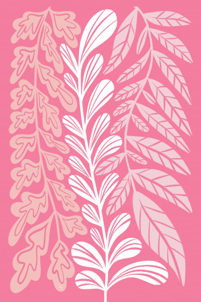 Stylized Botanical Elements by Martina — canvas wall art