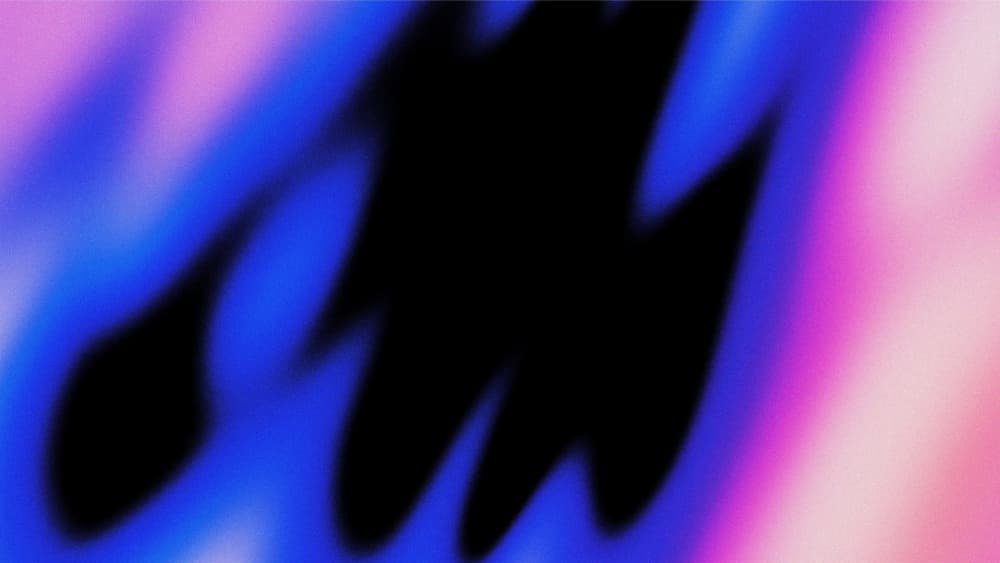 Glowing Blue Pink Abstract by Marika Barsrsind β canvas wall art