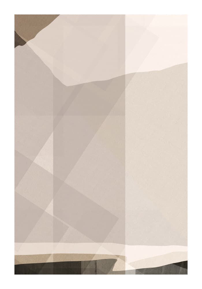 Soft Beige Abstraction by cartissi — canvas wall art