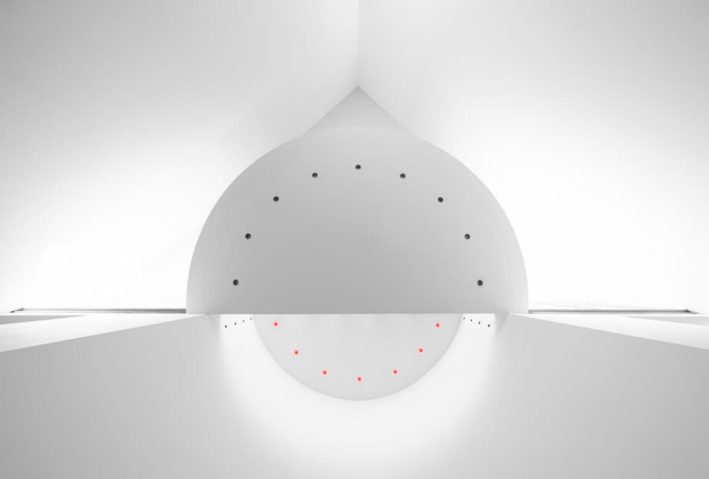 White Dome Reflection by Roland M Schwerdtfeger — canvas wall art