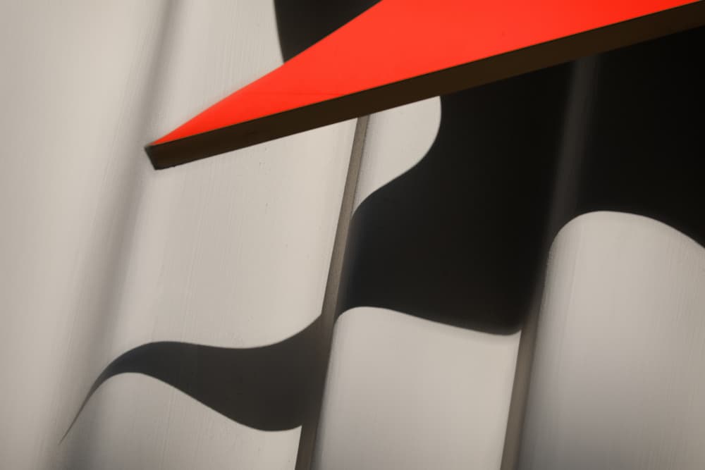 Red Arrow Checkered Flag by Hans-Wolfgang Hawerkamp — canvas wall art
