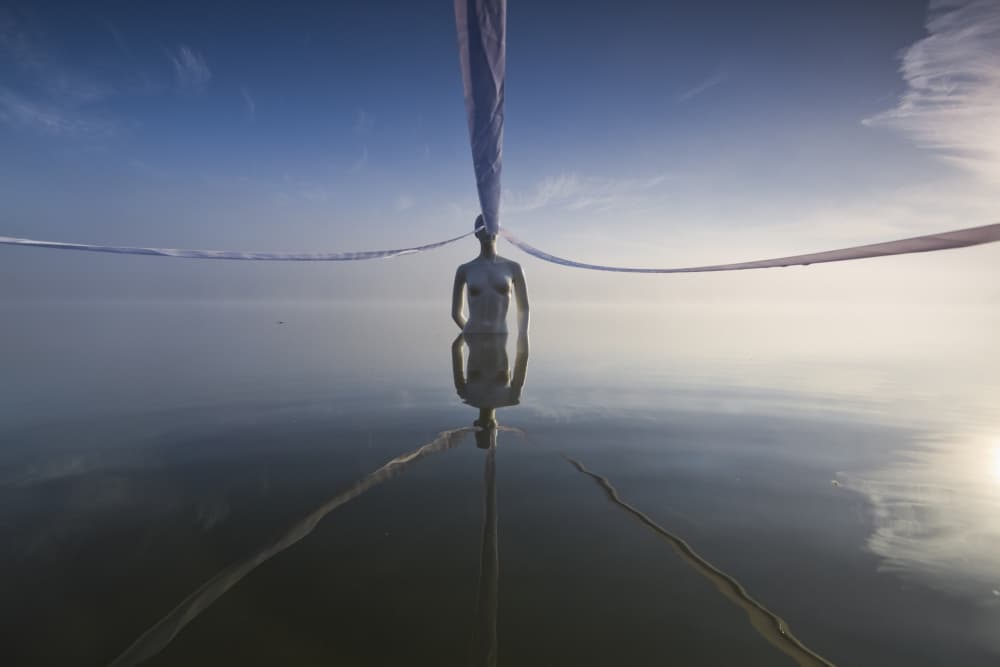 Ethereal Water Figure by Leszek Paradowski — canvas wall art