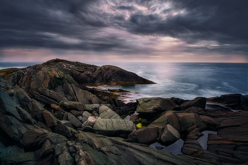 Rugged Coastal Serenity by Ben.C.L — canvas wall art