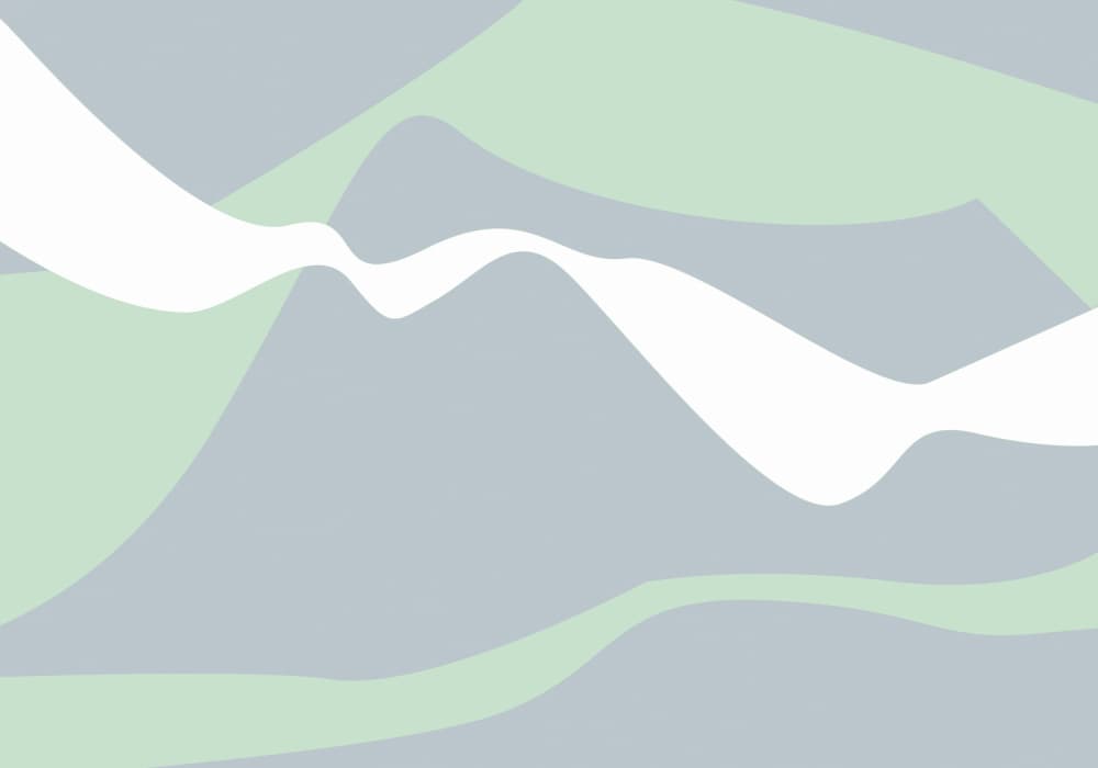 Serene Abstract Hills by Pictufy Studio II — canvas wall art
