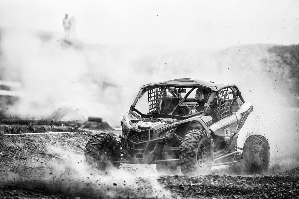 Racing Through Dust by Zhou Chengzhou — canvas wall art