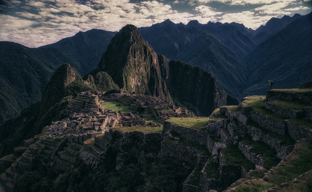 Historic Machu Picchu Vista by Adhemar Duro — canvas wall art