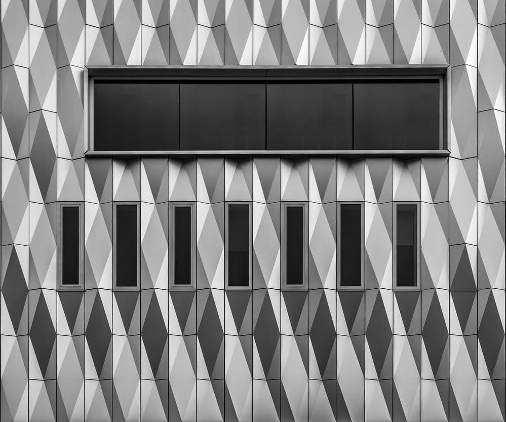 Modern Diamond Facade by Theo Luycx — canvas wall art
