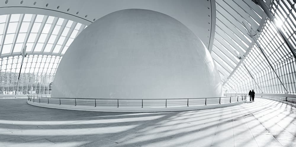 Modern Dome Interior by Santiago Pascual Buye — canvas wall art