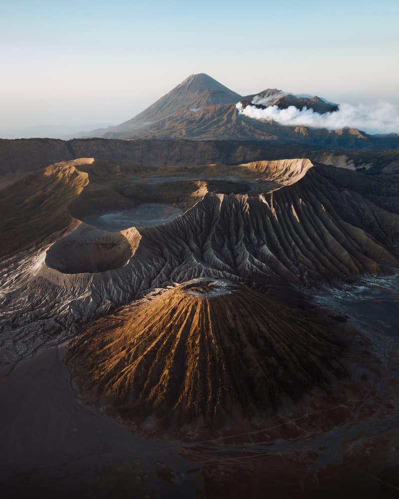 Volcanic Peaks Sunrise by Witold Ziomek — canvas wall art