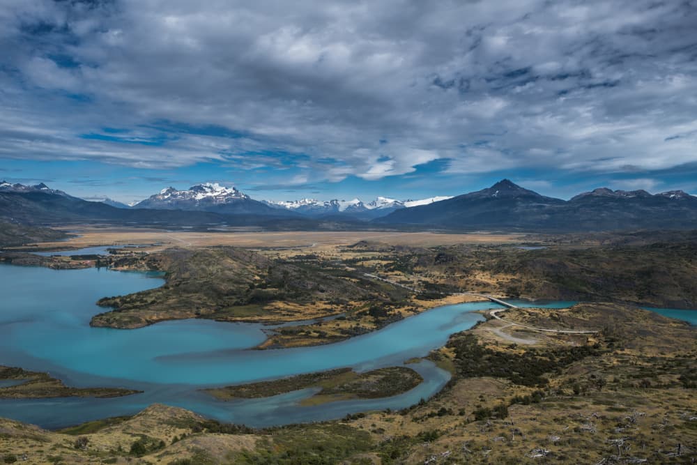 Turquoise River Valley by Patrick Dessureault — canvas wall art