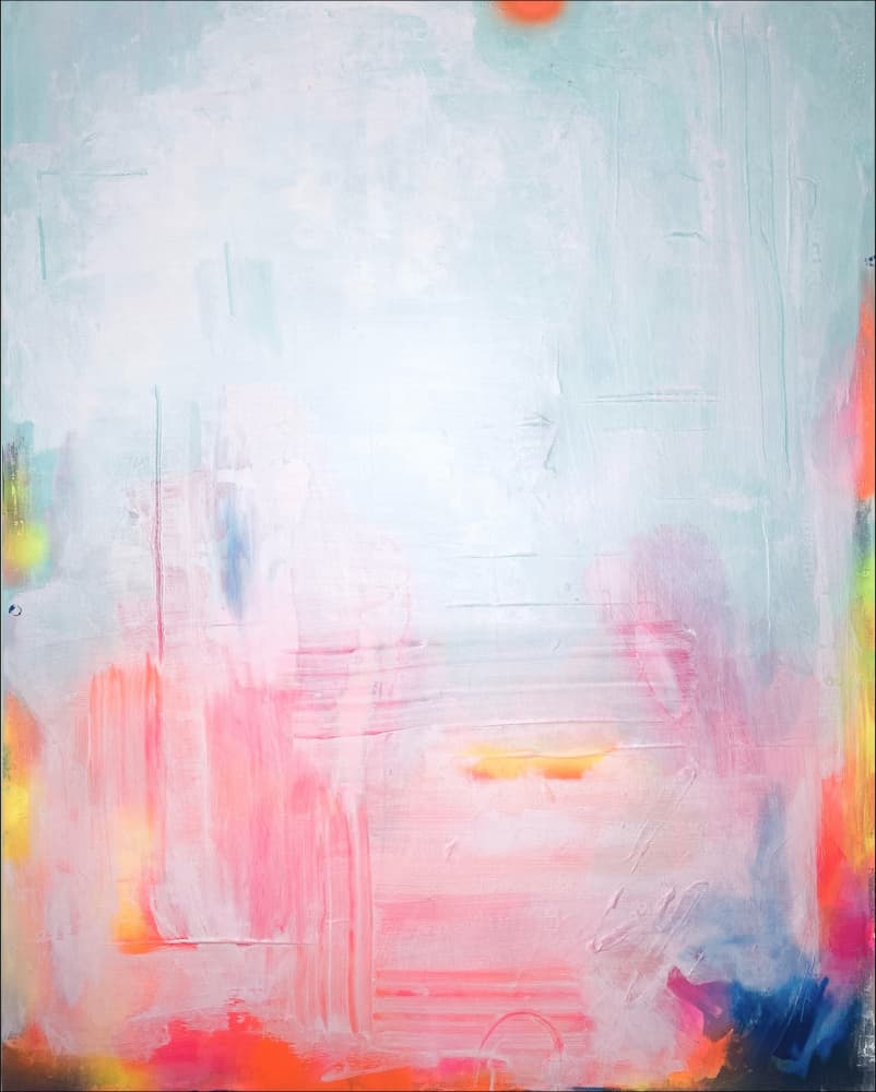Vibrant Abstract Flow by Gustaf Tidholm — canvas wall art