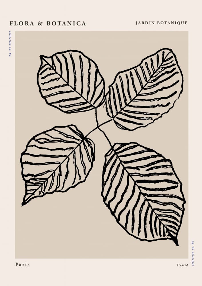 Florabotanicalineno07 by Treechild — canvas wall art
