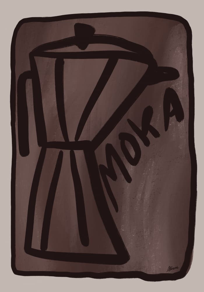 Moka by Athene Fritsch — canvas wall art