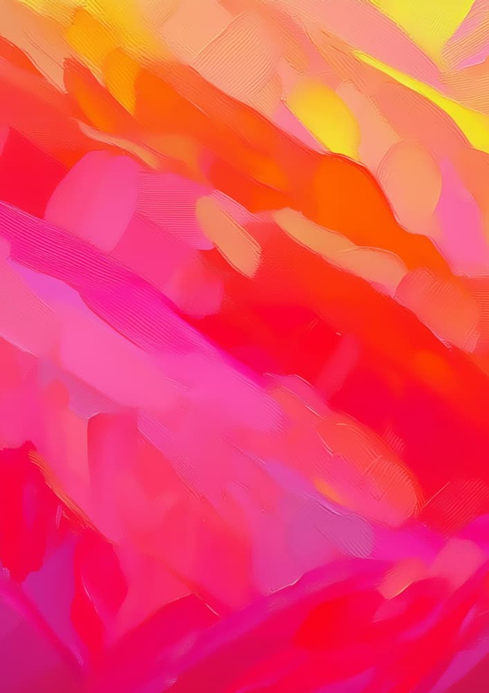 Vibrant Abstract Strokes by Talitha McQueen — canvas wall art