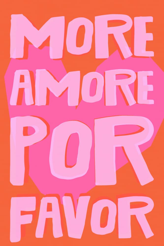 More Amore Por Favor by Treechild — canvas wall art