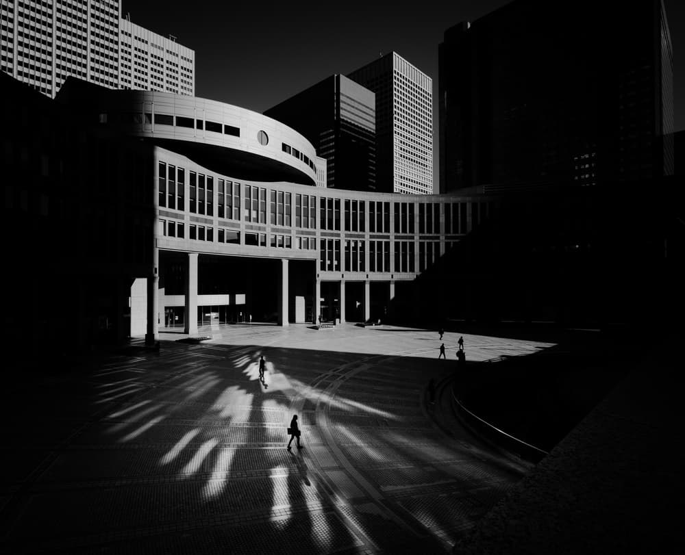 Urban Light and Shadow by Yasuhiro Takachi — canvas wall art