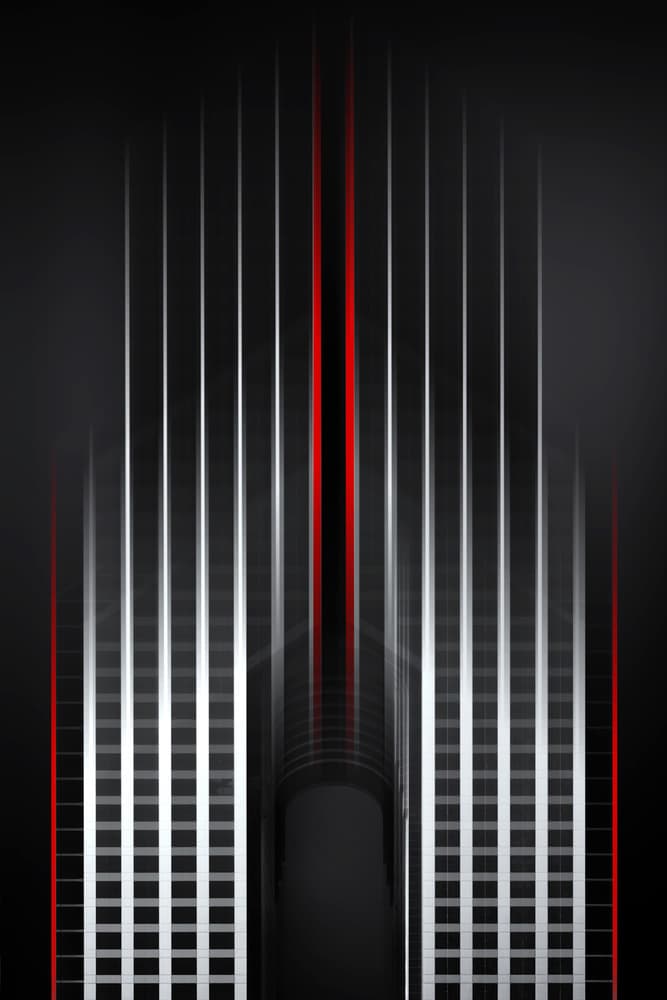 Abstract City Lines by Rolf Endermann — canvas wall art