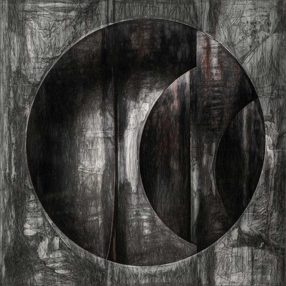 Deep Abstract Geometry by Gilbert Claes — canvas wall art