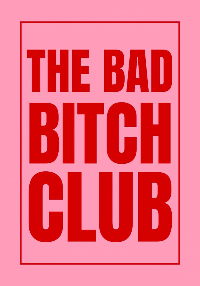 The Bad Bitch Club by Athene Fritsch — canvas wall art