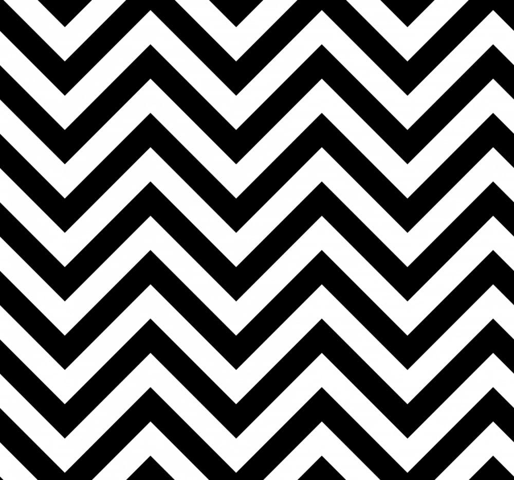 Black White Chevron Pattern by Yvonne Gustafsson — canvas wall art