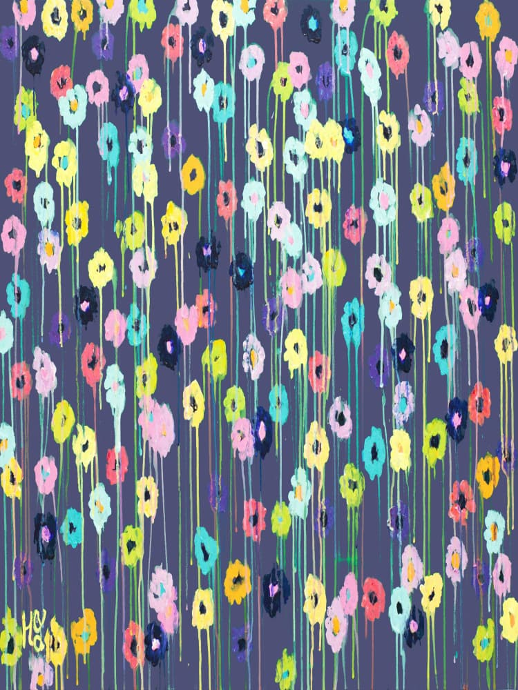 Blooms Need Bees by Helen Joynson — canvas wall art