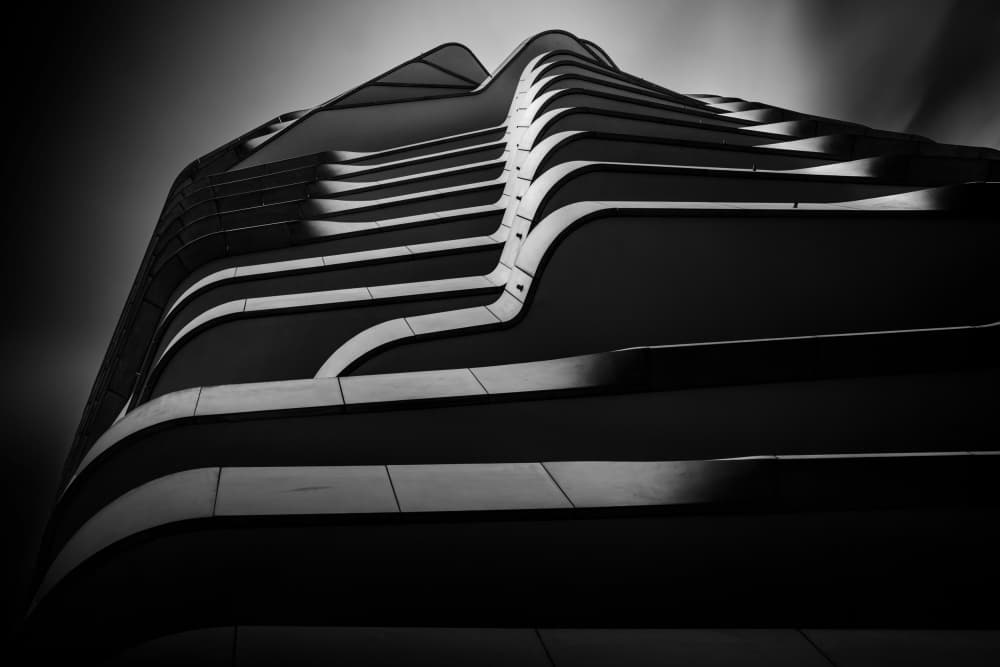 Modern Architectural Curves by Jürgen Muß — canvas wall art