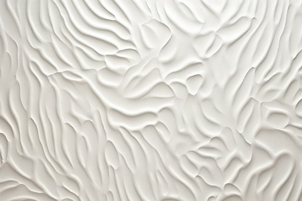 Textured White Waves by Bilge Paksoylu — canvas wall art