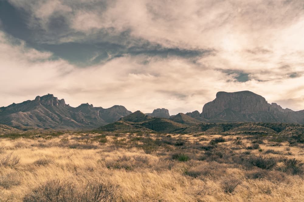 Dramatic Desert Landscape by Courtney Crane — canvas wall art