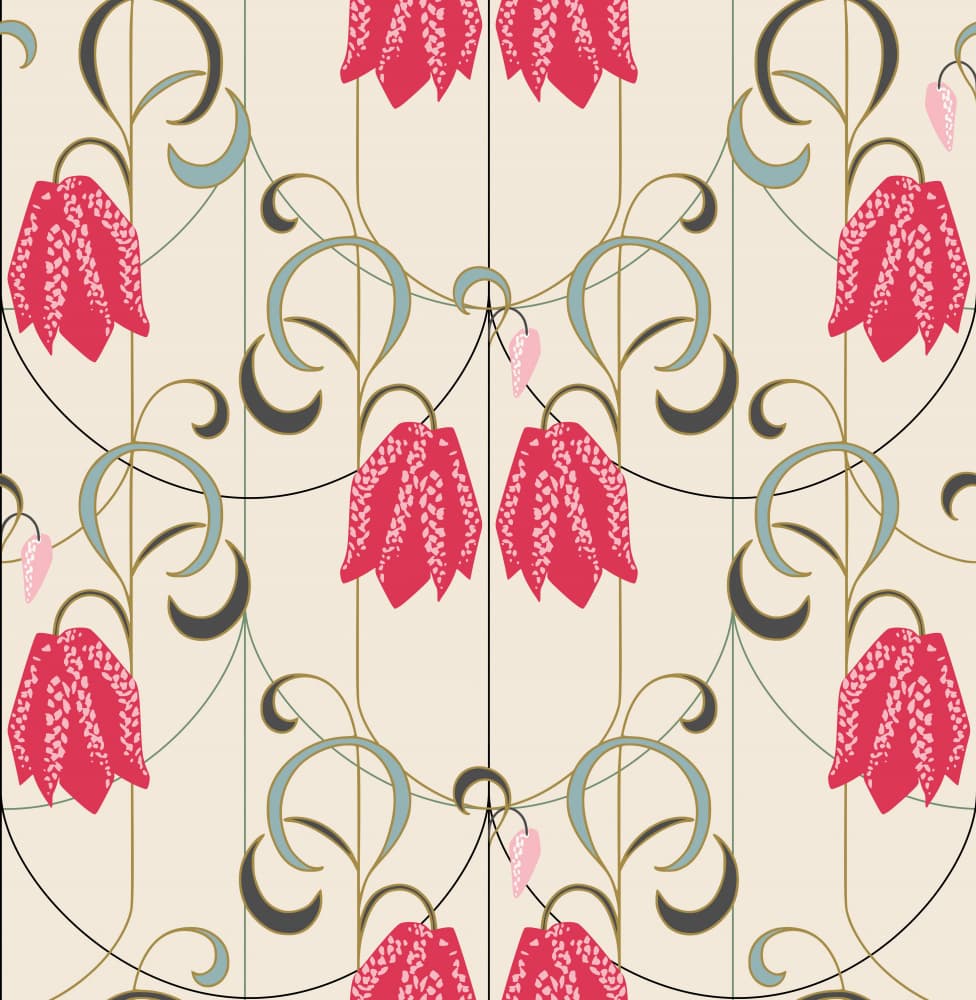 Elegant Floral Vines by Annick — canvas wall art