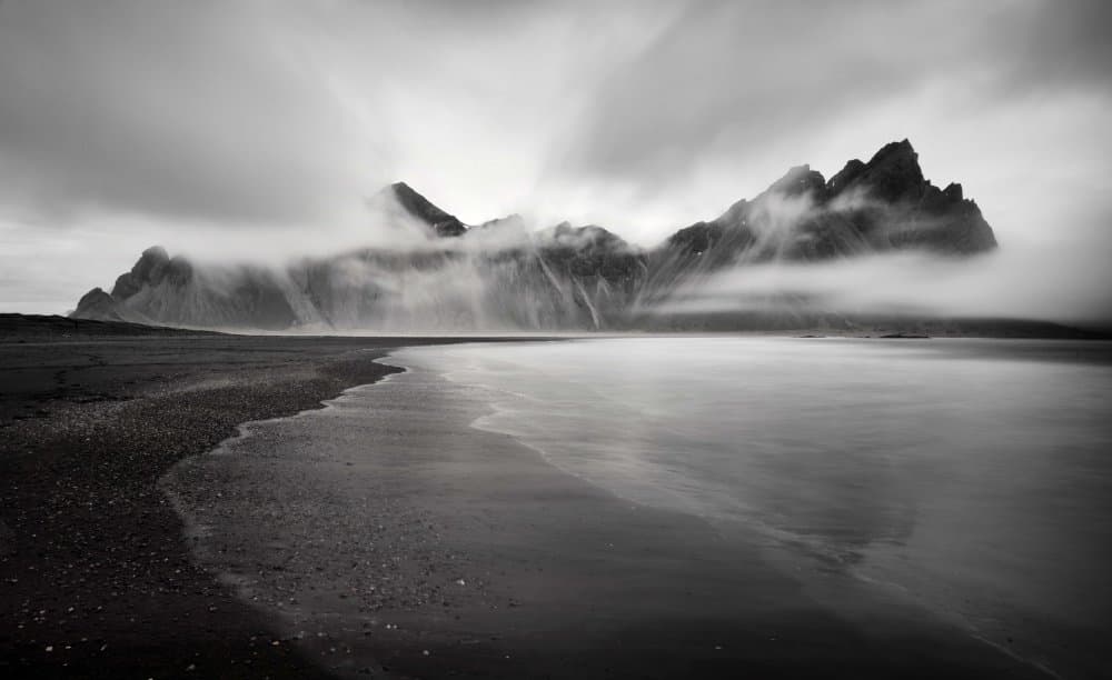 Misty Mountain Coast by Erik Engström — canvas wall art
