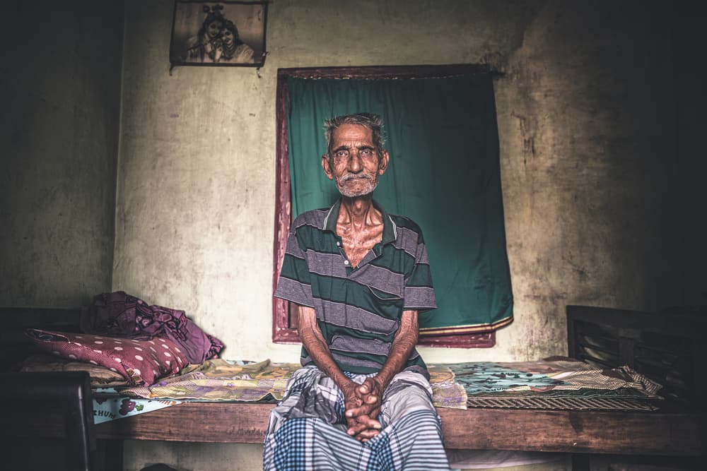Pensive Old Man by Marco Tagliarino — canvas wall art