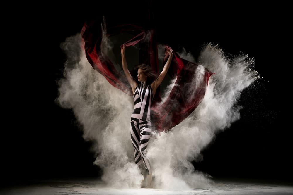 Dynamic Powder Dance by Andrey Guryanov — canvas wall art