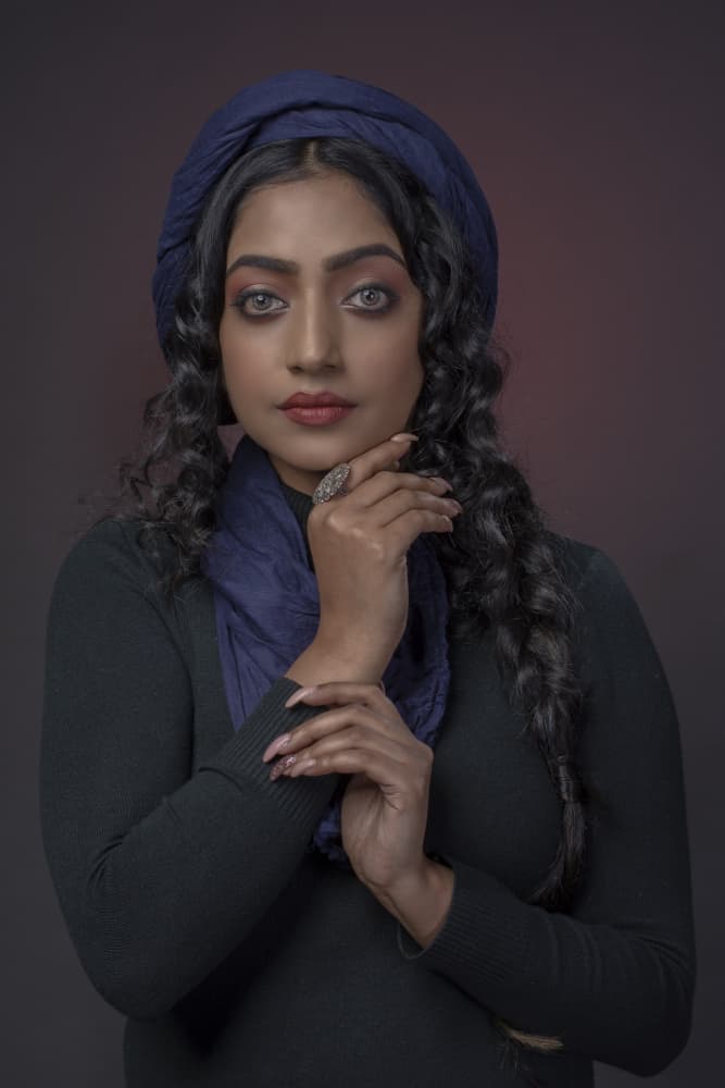 Captivating Turban Portrait by DEBASISH CHATTOPADHYAY — canvas wall art