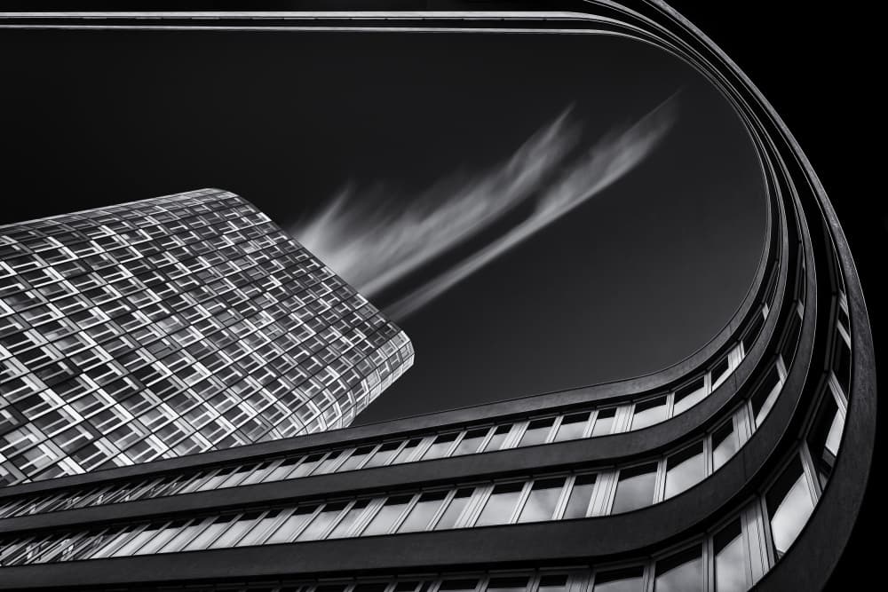 Modern Architectural Curves by Rolf Endermann — canvas wall art