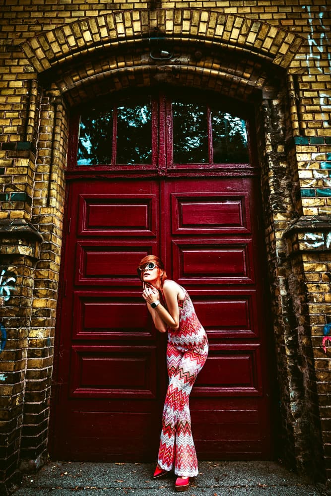 Retro Doorway Fashion by Ruslan Bolgov — canvas wall art