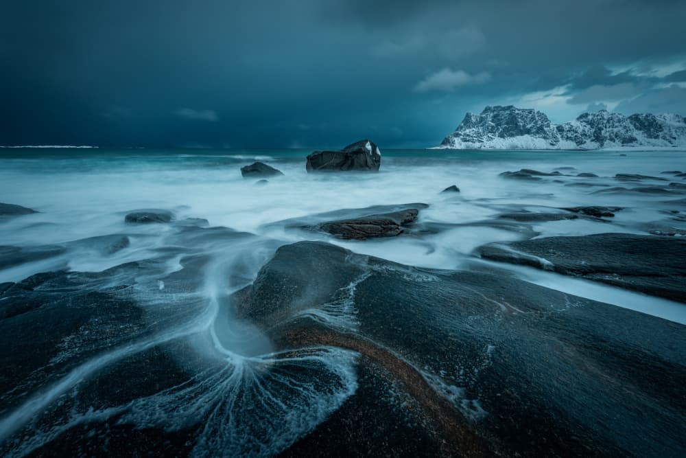 Moody Arctic Coast by Adrian Popan — canvas wall art